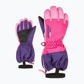 Kinder-Skihandschuhe ZIENER Levio As Minis dunkelviolett