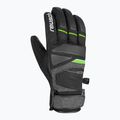 Reusch Storm R-Tex Xt Skihandschuh schwarz/schwarz melange/neongrün 6