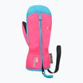 Reusch Ben Mitten Kinder-Skihandschuhe knockout pink/bachelor button 6