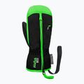 Kinder-Skihandschuh Reusch Ben Mitten schwarz/neongrün 6