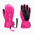 Kinder-Skihandschuhe Reusch Ben fuchsia purple/knockout pink