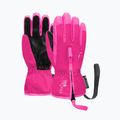 Kinder-Skihandschuhe Reusch Ben fuchsia purple/knockout pink 2