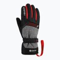 Skihandschuhe Kinder Reusch Flash Gore-Tex black/black melange/fire red 2