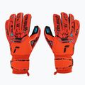 Reusch Attrakt Gold Rollfinger Torwarthandschuhe Rot 5370137-3333