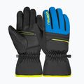 Kinder-Skihandschuh Reusch Alan schwarz/glänzend blau/sicherheitsgelb 5