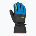 Kinder-Skihandschuh Reusch Alan schwarz/glänzend blau/sicherheitsgelb 6