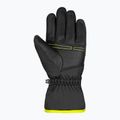 Kinder-Skihandschuh Reusch Alan schwarz/glänzend blau/sicherheitsgelb 7