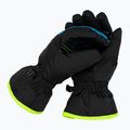 Kinder-Skihandschuh Reusch Alan schwarz/glänzend blau/sicherheitsgelb