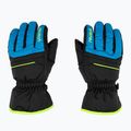 Kinder-Skihandschuh Reusch Alan schwarz/glänzend blau/sicherheitsgelb 3
