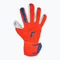 Reusch Attrakt Gold X Freegel Torwarthandschuh hyper orange/elektrisch blau 2