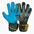 Reusch Attrakt Aqua Finger Support Torwarthandschuh schwarz/gold/aqua