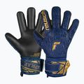 Torwarthandschuhe Kinder Reusch Attrakt Freegel Silver Junior premium blue/gold/black