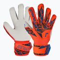 Torwarthandschuhe Kinder Reusch Attrakt Solid Finger Support Junior hyper orng/elec blue