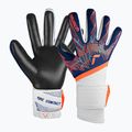 Reusch Pure Contact Gold Premium Torwarthandschuhe blau/elektrisch orange/schwarz