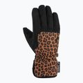 Skihandschuhe Damen Reusch Keira R-Tex XT black/brown leopard 2