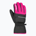 Kinder-Skihandschuhe Reusch Alan Junior black/pink glo 3