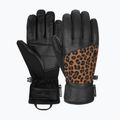 Skihandschuhe Damen Reusch Beatrix R-Tex XT black/brown leoPaard 6