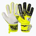 Torwarthandschuhe Kinder Reusch Attrakt Grip Junior safety yellow/silver