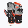 Skihandschuhe Reusch Worldcup Warrior GS Mitten black/silver/fluo red