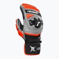 Skihandschuhe Reusch Worldcup Warrior GS Mitten black/silver/fluo red 2