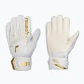 Kinder-Torwarthandschuhe Reusch Attrakt AB1 Solid Junior white/gold