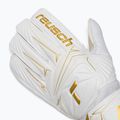 Kinder-Torwarthandschuhe Reusch Attrakt AB1 Solid Junior white/gold 4