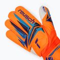 Kinder-Torwarthandschuhe Reusch Attrakt Grip Junior shocking orange/blue 4