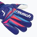 Kinder-Torwarthandschuhe Reusch Attrakt Grip Junior sharp blue/white/shocking orange 4