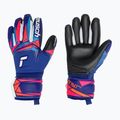 Kinder-Torwarthandschuhe Reusch Attrakt Infinity Evolution NC Junior sharp blue/shocking orange/black