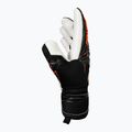 Torwarthandschuhe Reusch Attrakt Advance Finger Support black/shocking orange 4