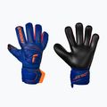 Torwarthandschuhe Reusch Attrakt Infinity Finger Support sharp blue/shocking orange/black
