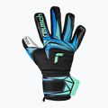Kinder-Torwarthandschuhe Reusch Attrakt RE:GRIP NC Junior black/ocean light 3