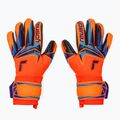 Kinder-Torwarthandschuhe Reusch Attrakt Infinity Evolution NC Junior shocking orange/blue/black 2