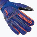 Kinder-Torwarthandschuhe Reusch Attrakt Infinity Finger Support Junior sharp blue/shocking orange/black 4