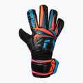 Torwarthandschuhe Reusch Attrakt Solid black/aqua blue/shocking orange 2