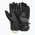 Skihandschuhe Reusch Profi SL black/dark granite/safety yellow