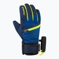 Kinder Skihandschuhe Reusch Leo R-Tex XT black/imperial blue/safety yellow 2
