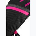 Kinder Skihandschuhe Reusch Leo R-Tex XT black/black melange/pink glo 5