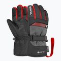 Kinder Skihandschuhe Reusch Rocket GORE-TEX black/black melange/fire red