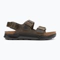 Herrensandalen BIRKENSTOCK Milano Crosstown Oiled Leather Regular faded khaki 2