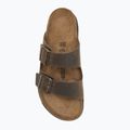 BIRKENSTOCK Arizona CT LEOI Regular verblichene khakifarbene Flip-Flops 5