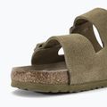 Slides Schlappen  BIRKENSTOCK Arizona Suede Regular faded khaki 8