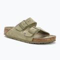 Slides Schlappen  BIRKENSTOCK Arizona Suede Narrow faded khaki