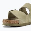 Slides Schlappen  BIRKENSTOCK Arizona Suede Narrow faded khaki 8