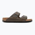 BIRKENSTOCK Arizona SFB LEOI Schmal verblichene khakifarbene Flip-Flops 2