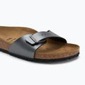 BIRKENSTOCK Madrid BF Narrow Metallic Schwarz Flip-Flops 7