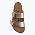 Damen-Pantoletten BIRKENSTOCK Arizona Birko-Flor Regular copper 5