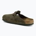 Badelatschen BIRKENSTOCK Boston Suede Leather thyme 3