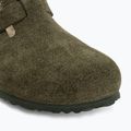 Badelatschen BIRKENSTOCK Boston Suede Leather thyme 7