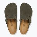 Badelatschen BIRKENSTOCK Boston Suede Leather thyme 4